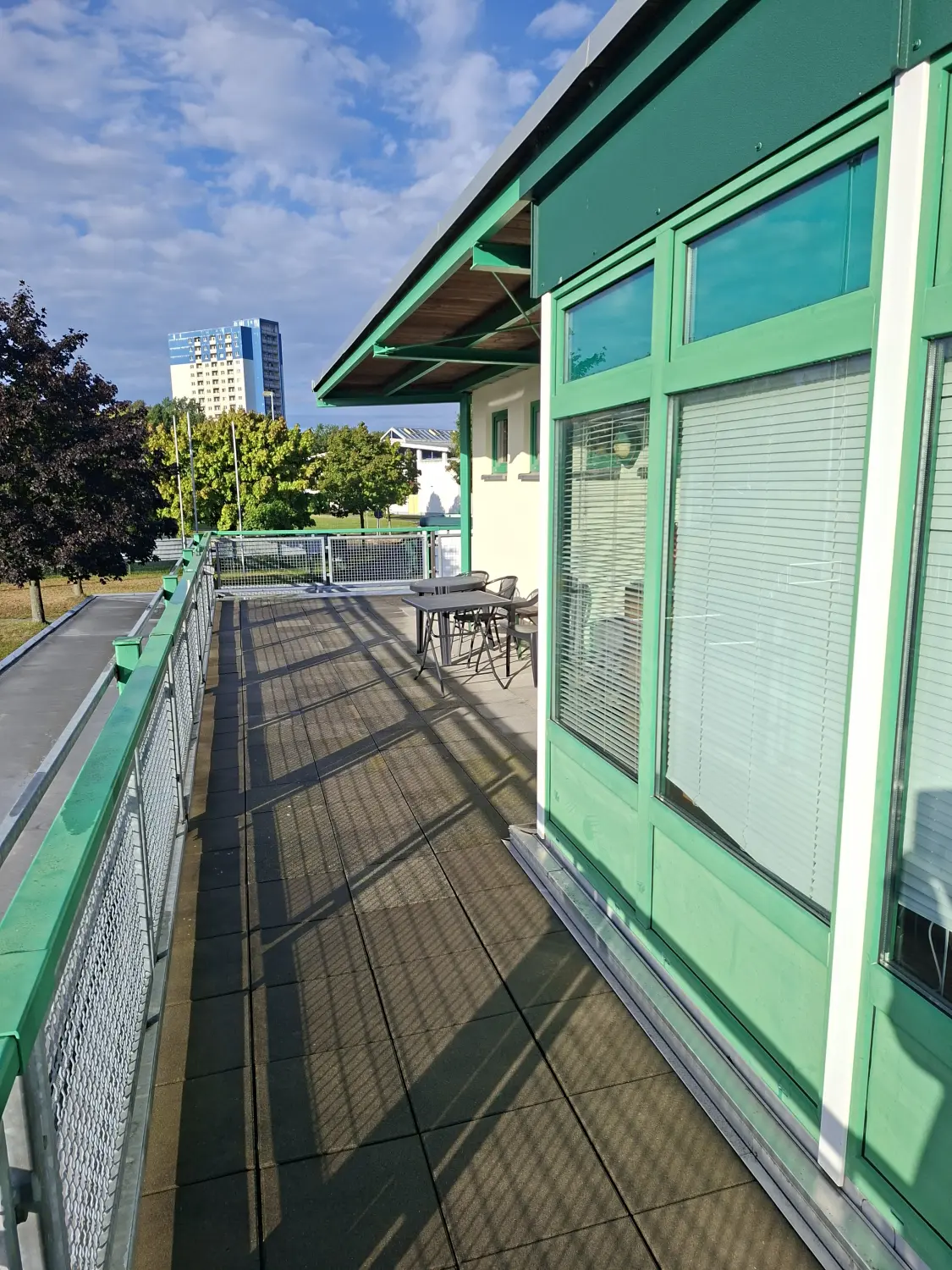 Sportgaststätte SV Grün-Weiß Pirna - Gebäude Vorderansicht